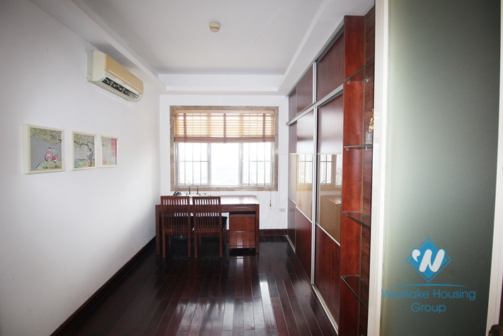 Apartment with 02 bedrooms and balcony for rent in Ciputra, Tay Ho.